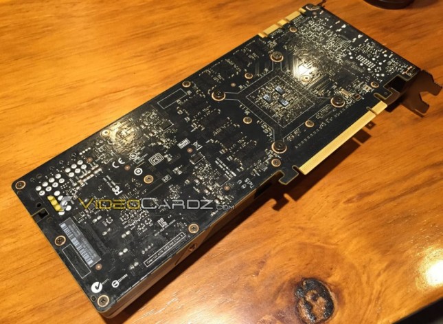 NVIDIA GeForce GTX 980 Ti Video Card Back