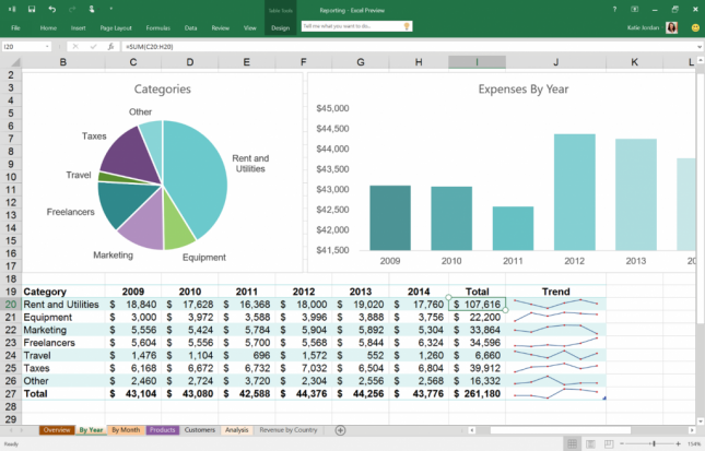 Microsoft Office 2016 Excel