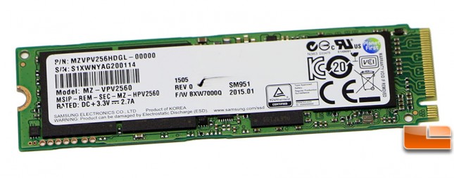 Samsung SM951 NVMe SSD