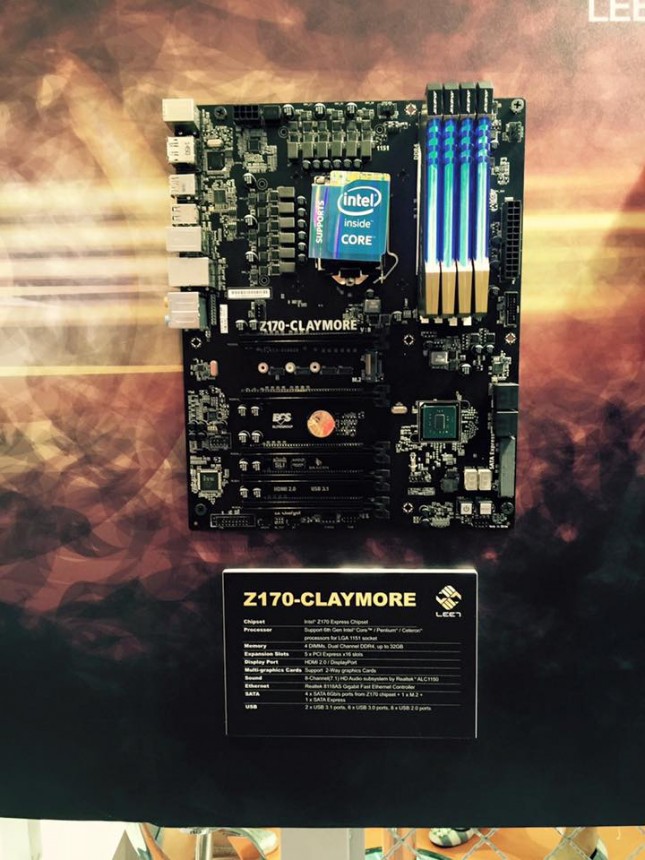 ECS Z170 Claymore