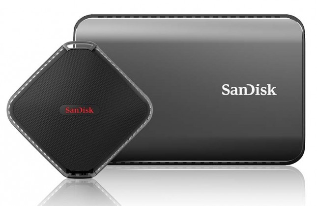 Sandisk Portable SSD Poduct Shot