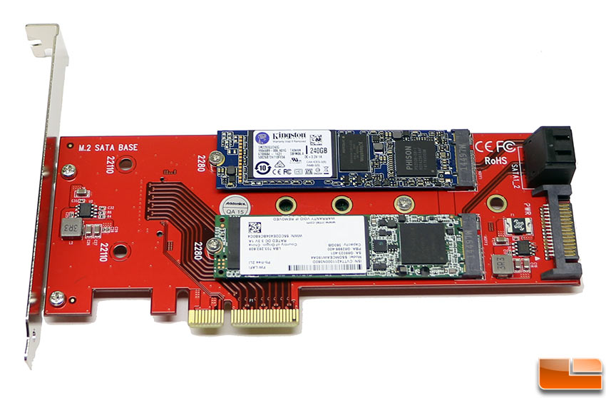 GLOTRENDS 2 in 1 M.2 NVME to PCIE 3.0 X 4 and M.2 SATA SSD to SATA III Adapter Card,Support 2280/2260/2242/2230 PA12 