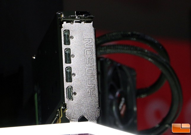 AMD Radeon R9 Fury X Connectors