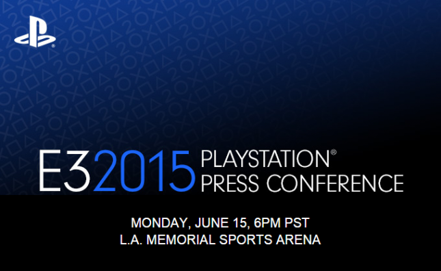 sony press conference e3 2015