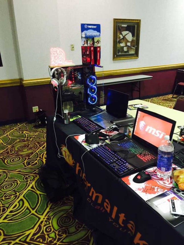 Thermaltake Sponsors PDXLAN 26 Booth Display