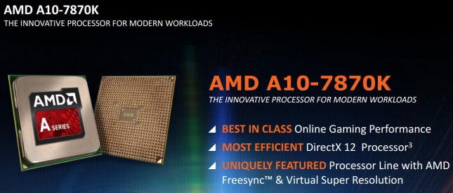 AMD A10-7870K Slide