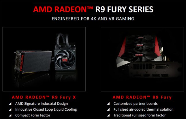 AMD Radeon R9 Fury Series Cards