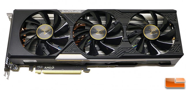 Sapphire Tri-X Radeon R9 Fury Video Card Front