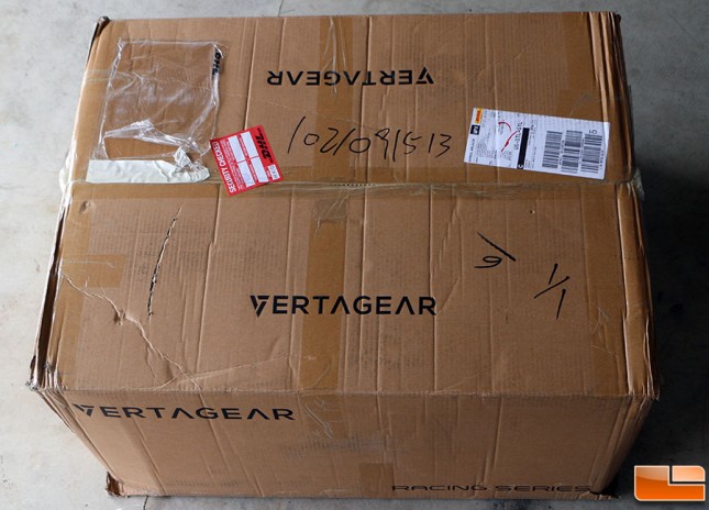 Vertagear Gaming Chair Box