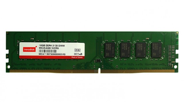 thumbnail image 2 of Innodisk 16GB DDR4 ECC DIMM Memory Module – 2666MHz, M4CI-AGS1MC0K-C (Used) 2 of 4