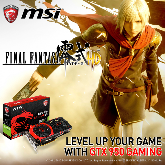 MSI GTX 950 Final Fantasy