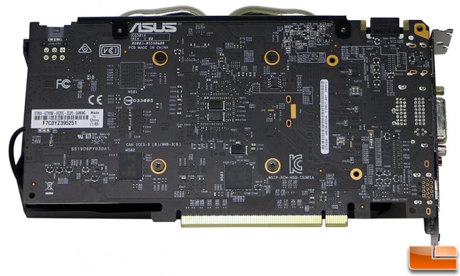 ASUS GeForce GTX 950 Strix Video Card Back