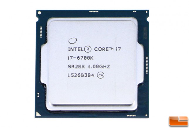 Intel Core i7-6700K CPU