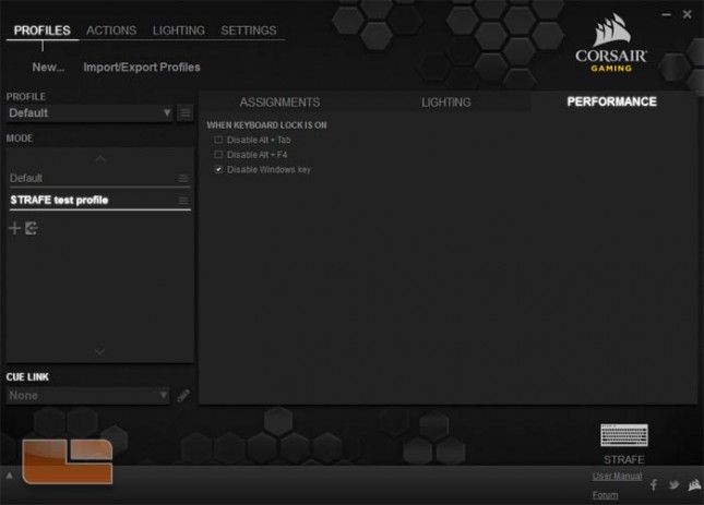 Corsair Utility Engine for Strafe