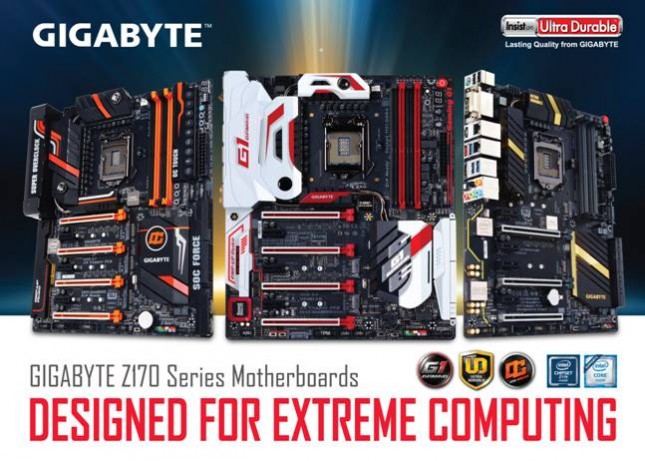 gigabyte z170 boards