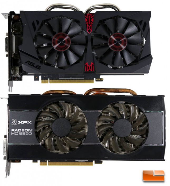 GeForce GTX 950 and Radeon HD 6950