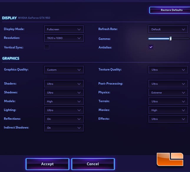 Heroes of the Storm Settings