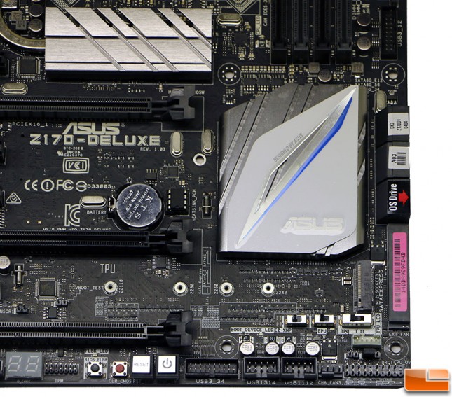 ASUS Z170 Deluxe Motherboard M.2 Slot