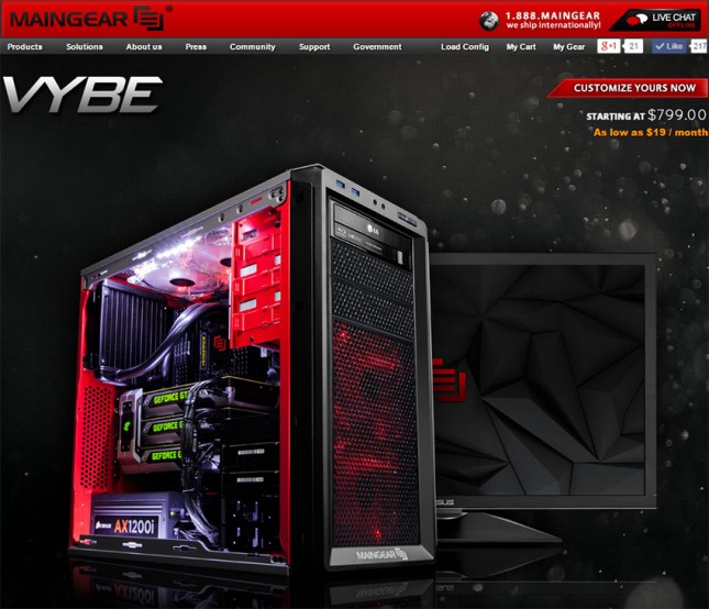 maingear vybe skylake