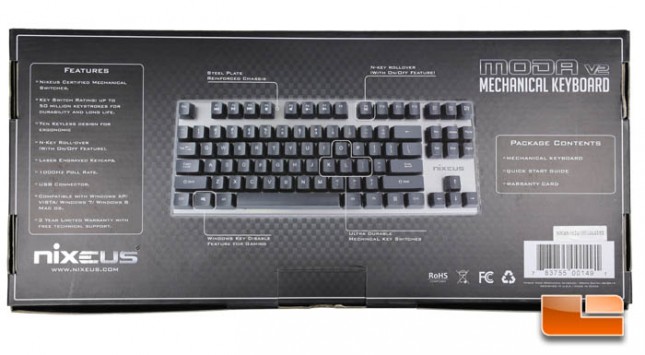 Nixeus MODA v2 Mechanical Keyboard