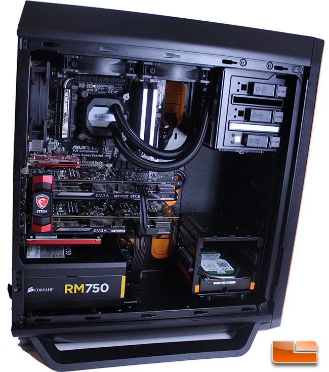 be quiet! SILENT BASE 800 Tour PC Window Noir/Orange - Tuning-PC