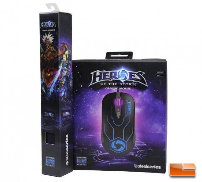 SteelSeries Heroes of the Storm Gaming Mouse and QcK Mousepad