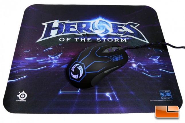 SteelSeries Heroes of the Storm Gaming Mouse and QcK Mousepad