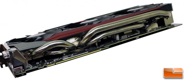 ASUS Radeon R9 390X STRIX Gaming heatpipes