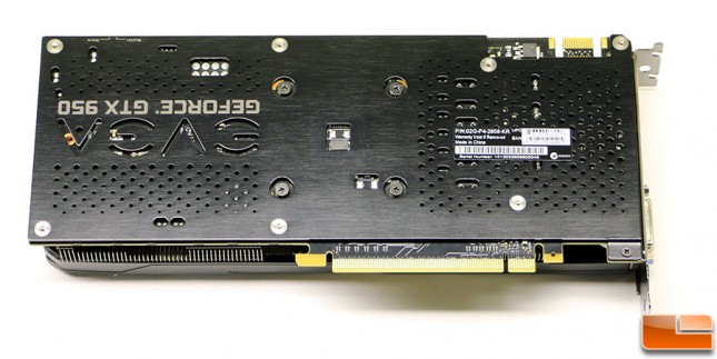 EVGA GeForce GTX 950 Back