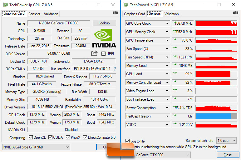 Evga Geforce Gtx 960 Ssc 4gb Video Card Review Page 11 Of 12 Legit Reviews Evga Geforce Gtx 960 Ssc 4gb Video Card Overclocking