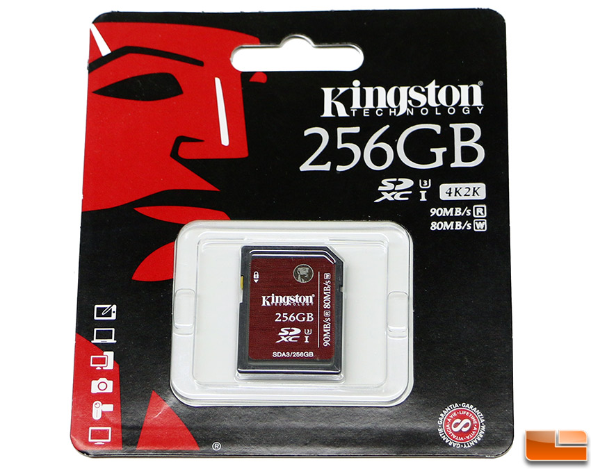 Kingston SDXC UHS-I U3 256GB Memory Card Review - Legit Reviews
