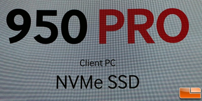 Samsung 950 PRO SSD