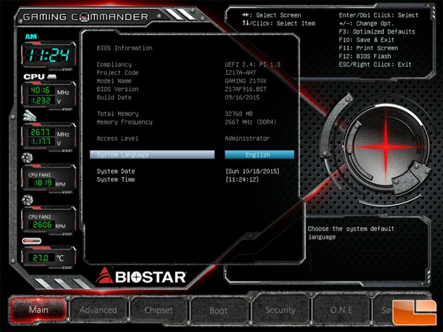 Biostar-Gaming-Z170X-BIOS-Main