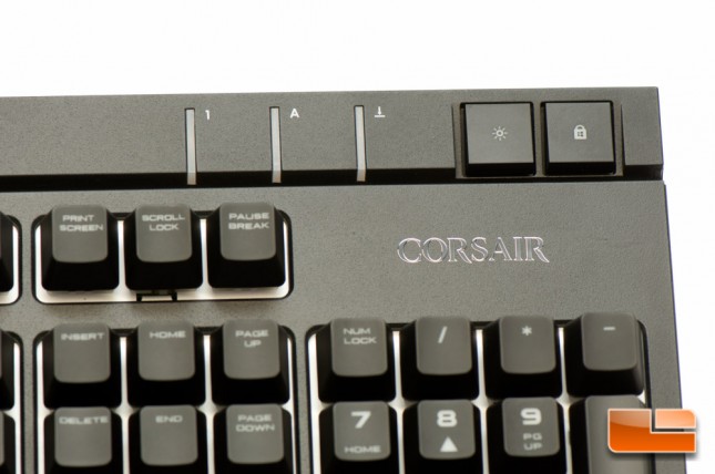 Corsair STRAFE RGB Lock and Brightness
