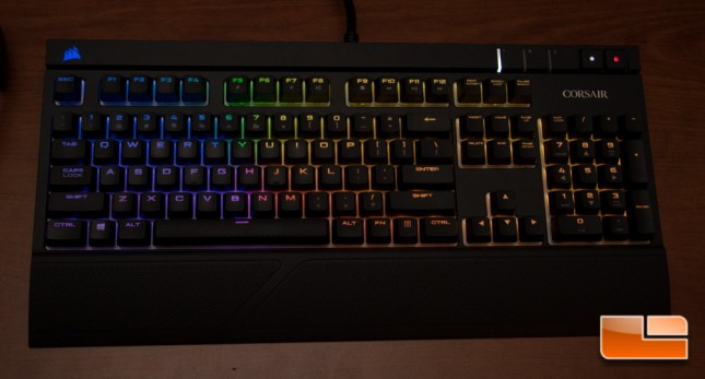 Corsair STRAFE RGB Lighting Effect