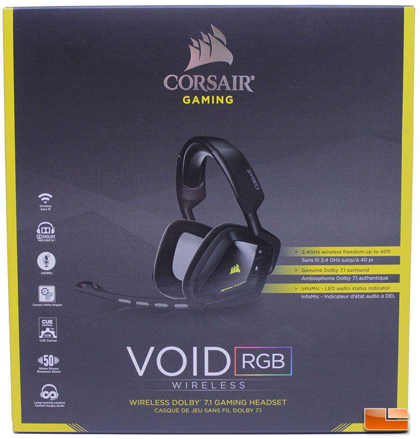 afrikansk Es pubertet Corsair VOID RGB Wireless 7.1 Gaming Headset Review - Legit Reviews