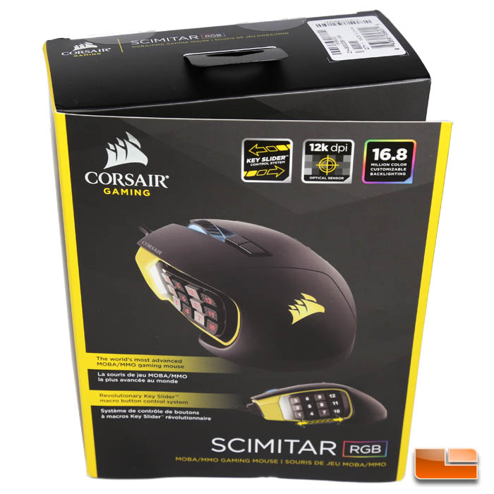 Corsair Scimitar Moba/MMO Mouse Review - Legit Reviews