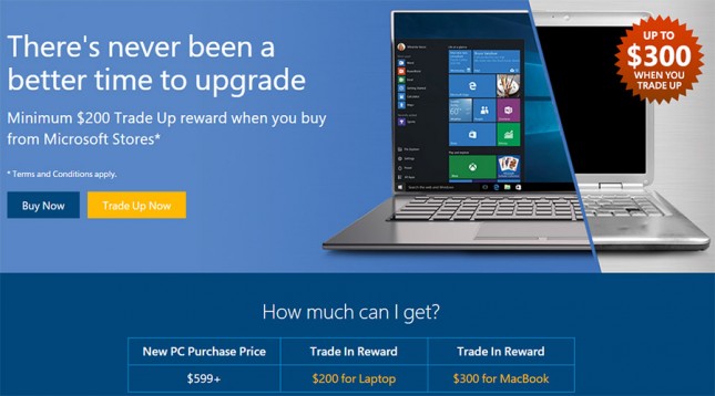 Microsoft Easy Trade Up