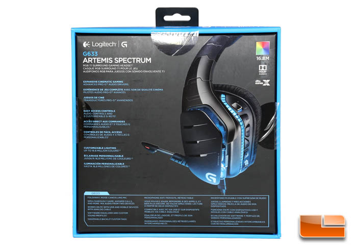 patlama Kaptan Brie Mavi balina  Logitech G633 Artemis Spectrum RGB 7.1 Surround Gaming Headset Review -  Legit Reviews