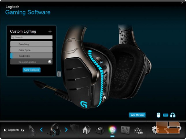 G633 Logitech Gaming Software