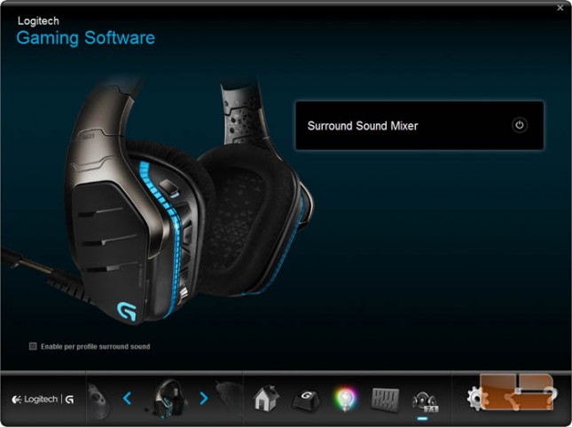 G633 Logitech Gaming Software