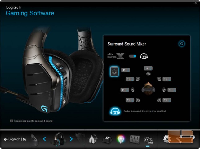 G633 Logitech Gaming Software