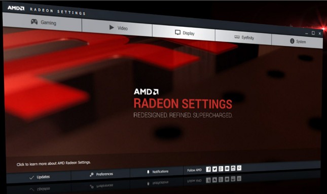 Radeon Settings GUI