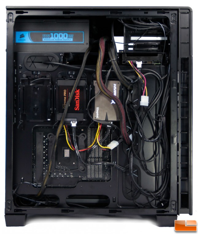 Corsair Carbide 600C Build Left Side