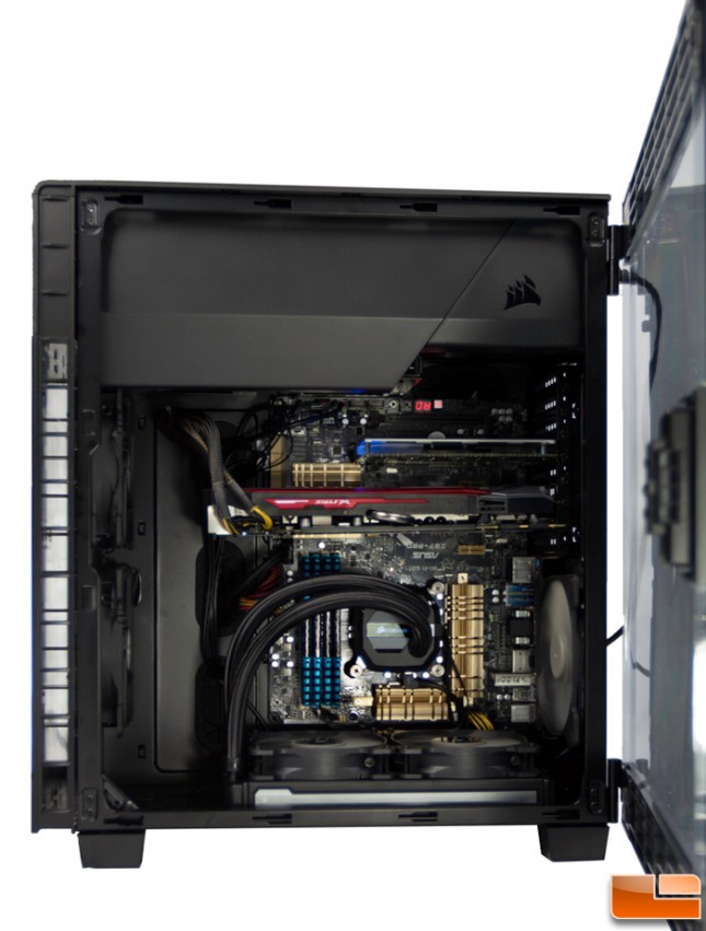 Corsair Carbide 600C Build Door Open