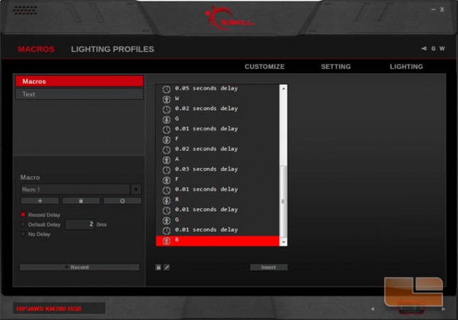 G.SKILL RIPJAWS KM780 Software