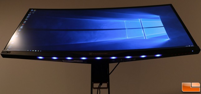 Acer X34 LED Lights