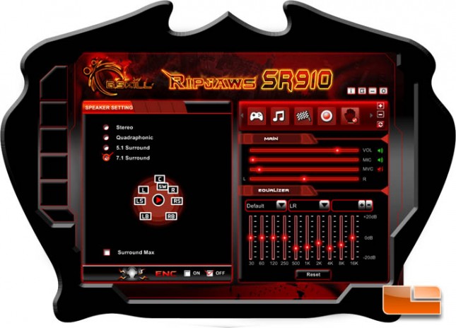 G.SKILL SR910 Software