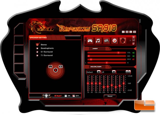 G.SKILL SR910 Software