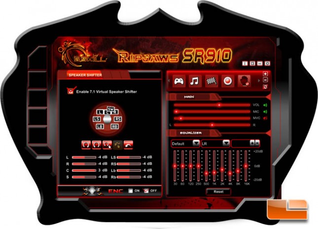 G.SKILL SR910 Software